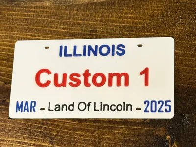 Little Tykes Cat Customizable License Plate