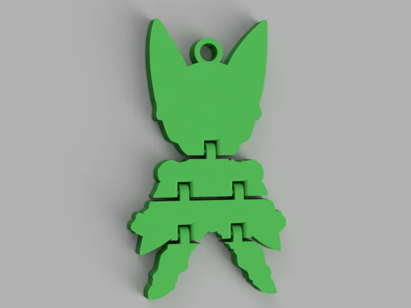 Cell Articulated Keychain Dragon Ball Z Flexi 