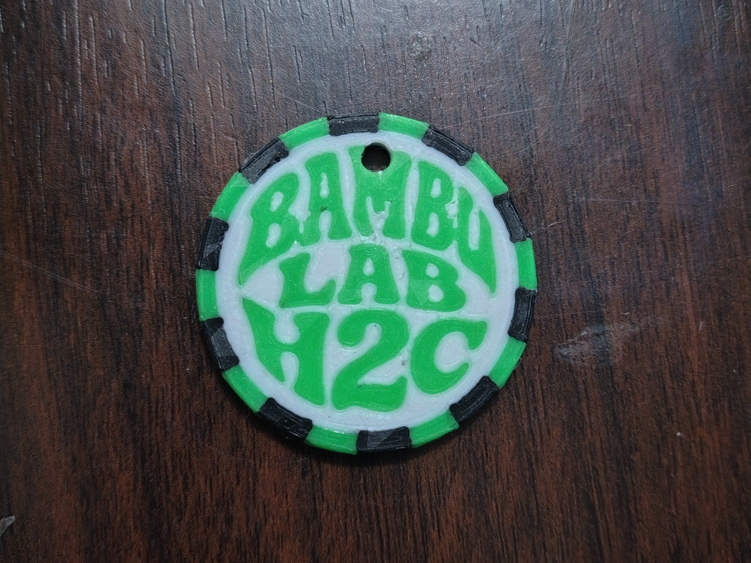 Bambu Lab H2C– MakerCoin / Llavero Multicolor AMS