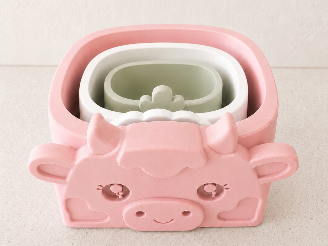 Farm Animal Nesting Bath Toy & Water Set| No AMS