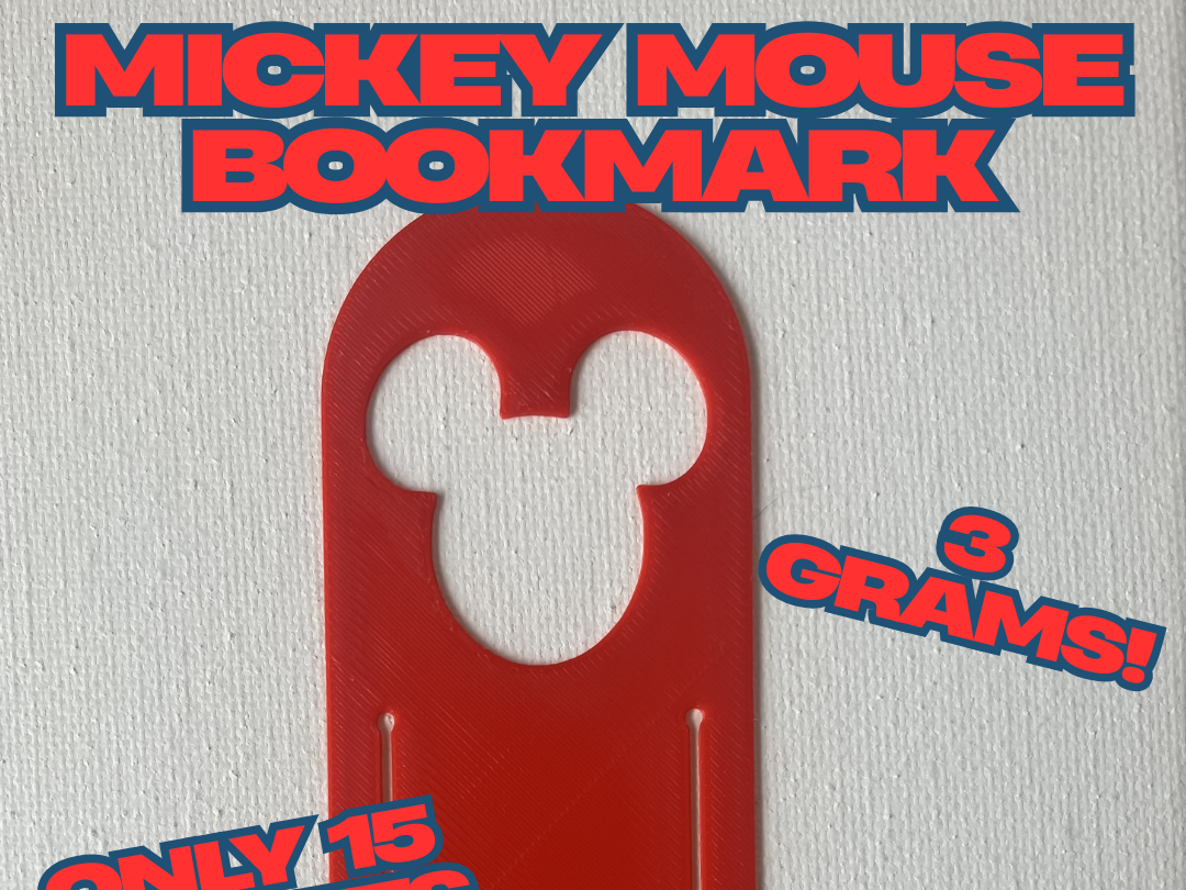 Mickey Mouse Bookmark