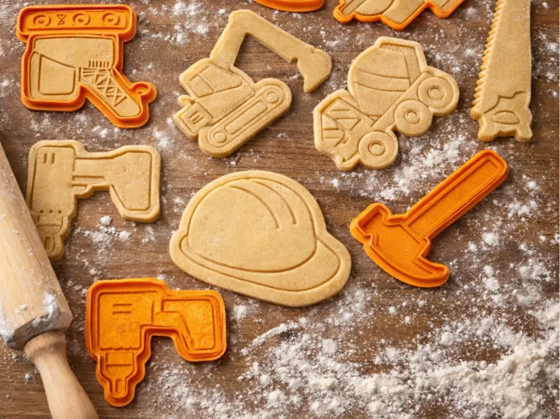 20 Construction Cookie Cutters 3D Print Collection