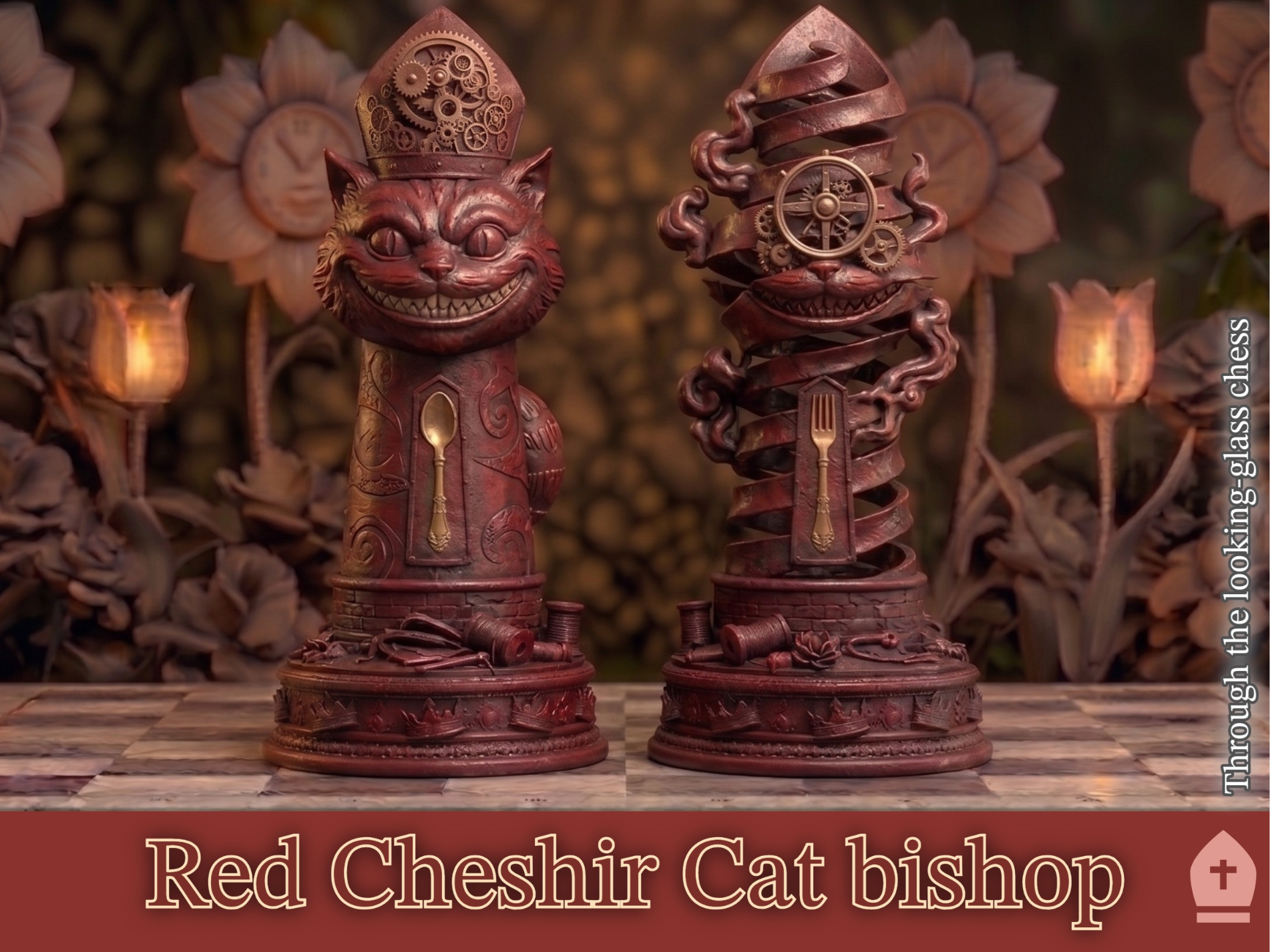 The Cheshire Cat "Through the Looking-Glass" Chess