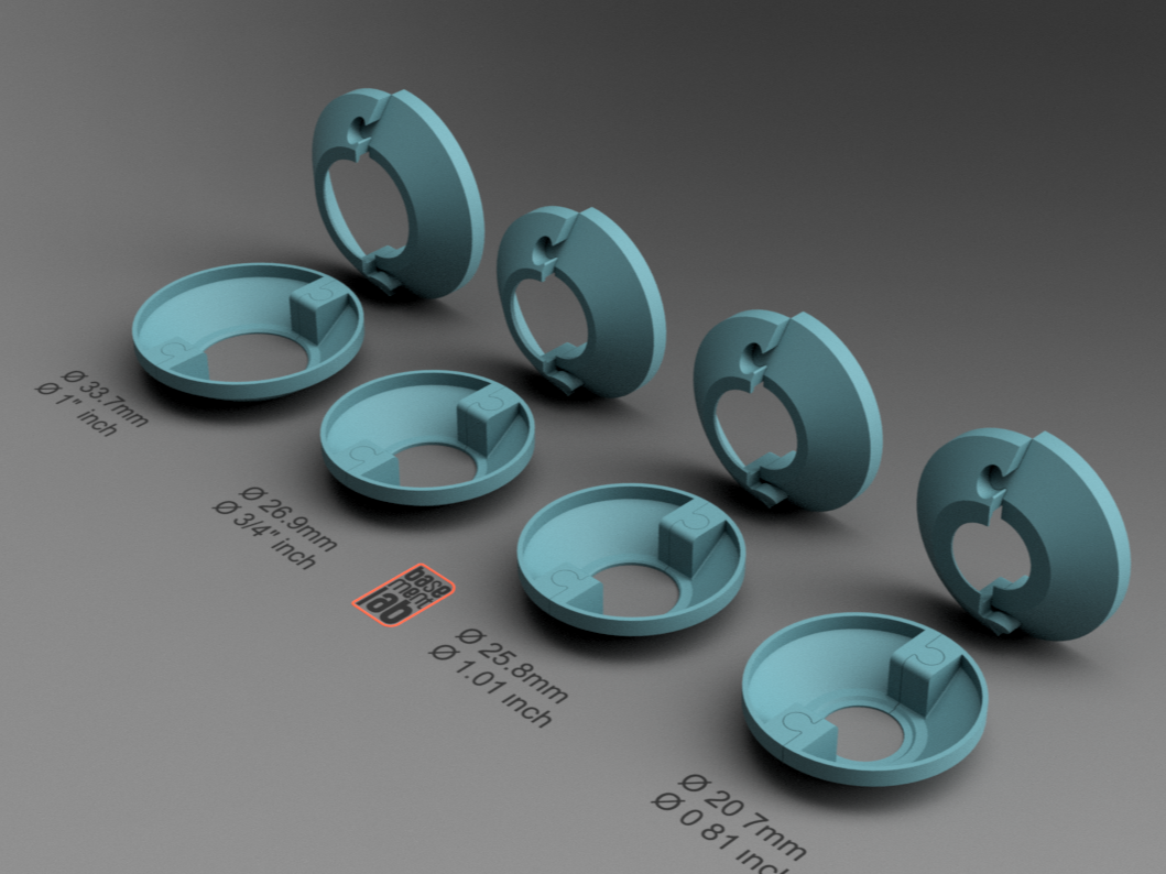 Wall Split Flange Cover Slide-in   