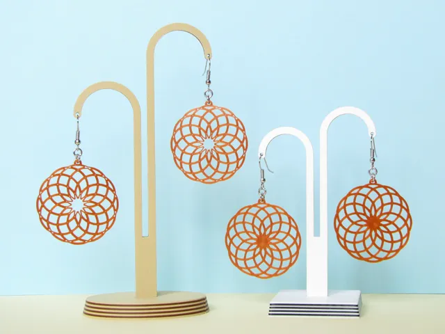 Sacred Geometry earring - Torus