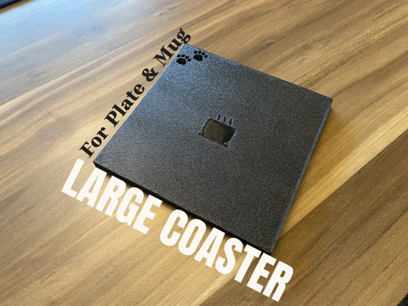 Multipurpose Oversized Coaster (For Plate And Mug)