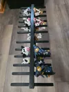 Double-sided pegs and base
