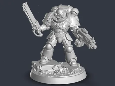 Angry Space guy that wears cool armor