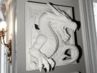 Bas-relief de dragon en pierre — photo 2