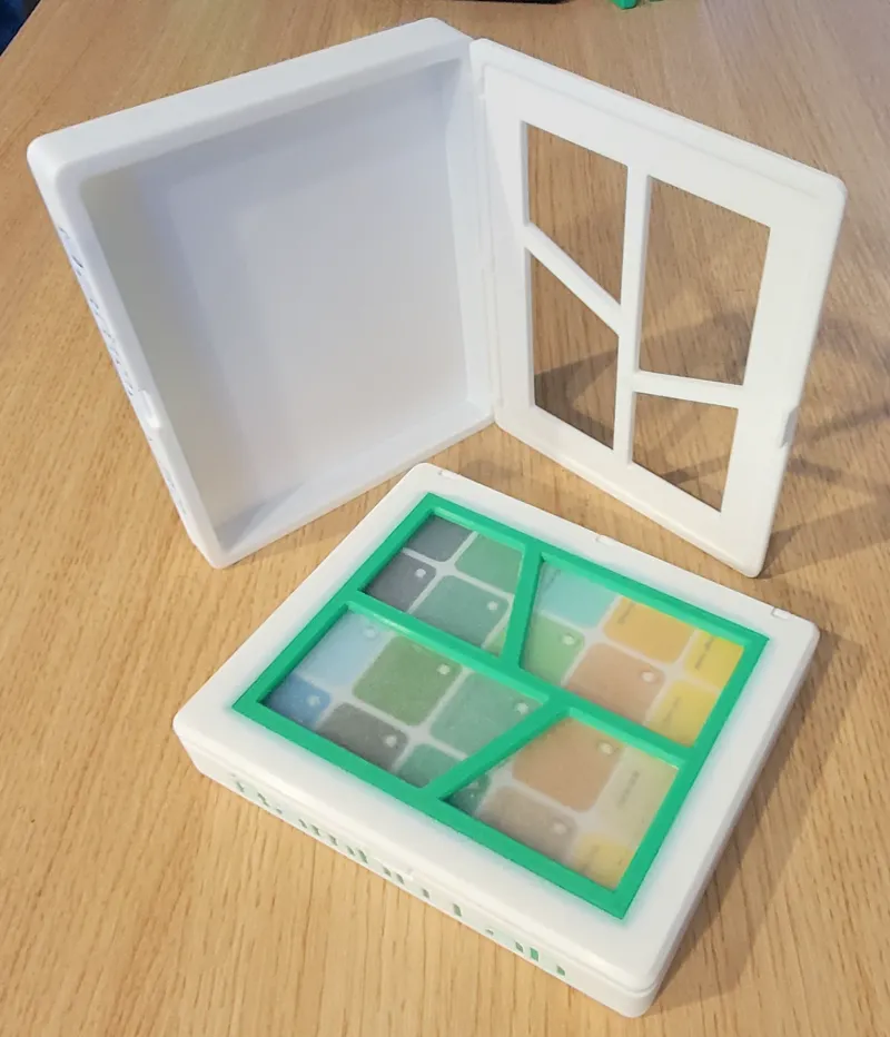 Hinged Filament Swatch Box