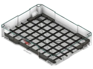 Gridfinity Systainer klippbare Grundplattenadapter