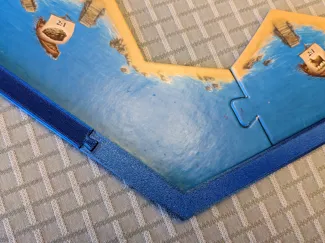 Catan board border strip