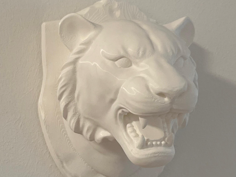 Tiger Head Bust - Wall Mount