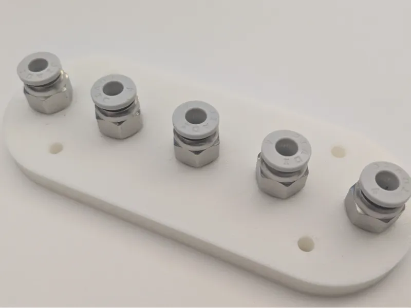 5-Way PTFE / PC4-M10 Passthrough for Enclosures