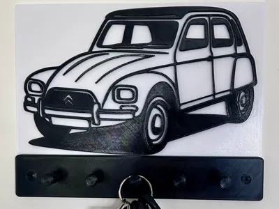 Citroën Dyane 6 wall key holder