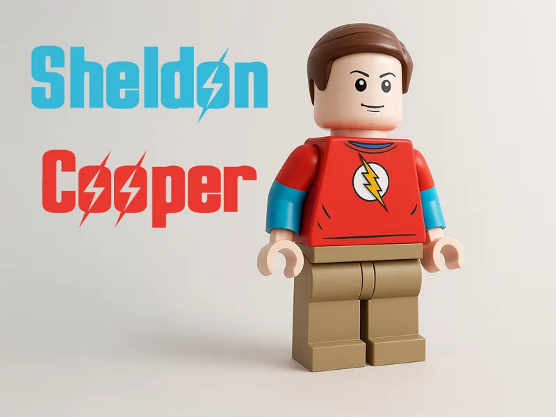 Sheldon Cooper Big bang Theory Brick XXL