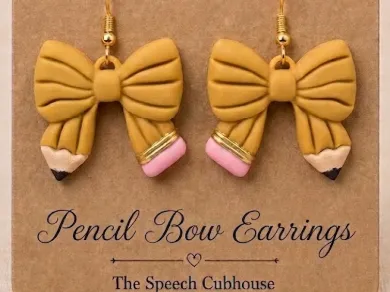 Pendientes: Pencil Bow Earrings. Referencia del modelo original.