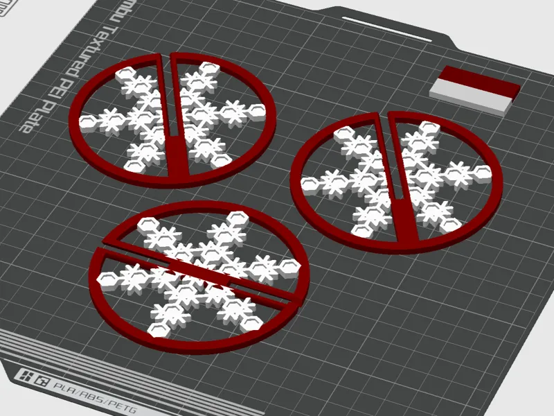 3D Snowflake Ornament