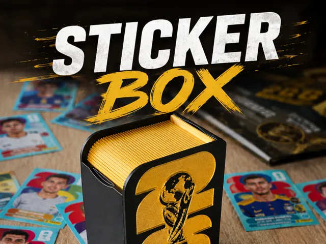 World Cup 2026 Sticker Storage Box
