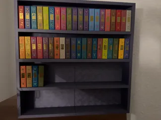 Mini-Bücherregal für Disney-Minibücher