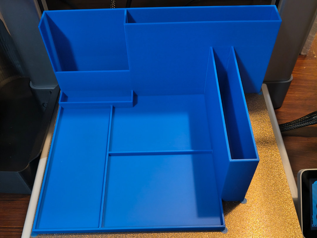 Bedside Organizer for Reader and Cell Phone