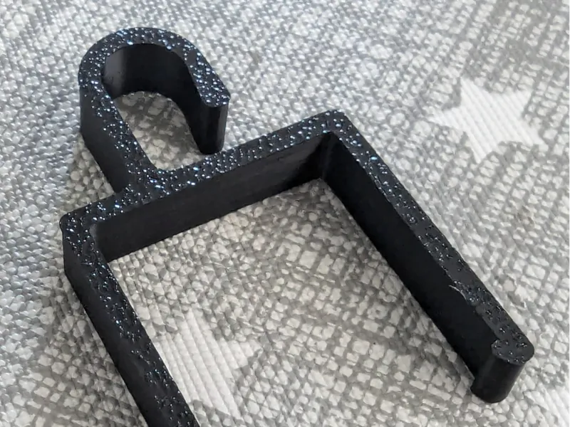 Cable tidy bracket for square leg