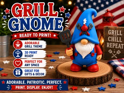 BBQ Gnome Collectible 
