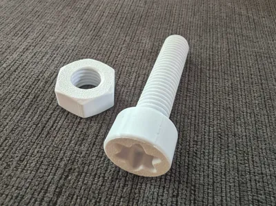 M12 Construction Bolt and Nut