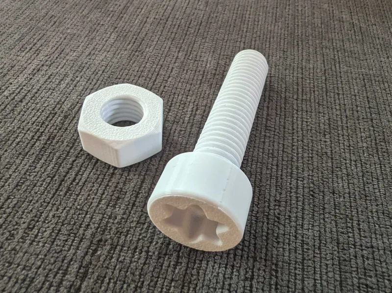 M12 Construction Bolt and Nut