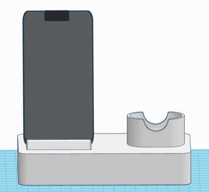 Phone and earphone holder