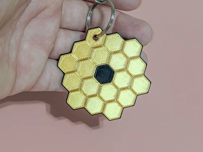 James Webb Space Telescope Keyring