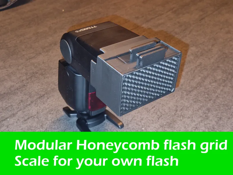Honeycomb flash grid