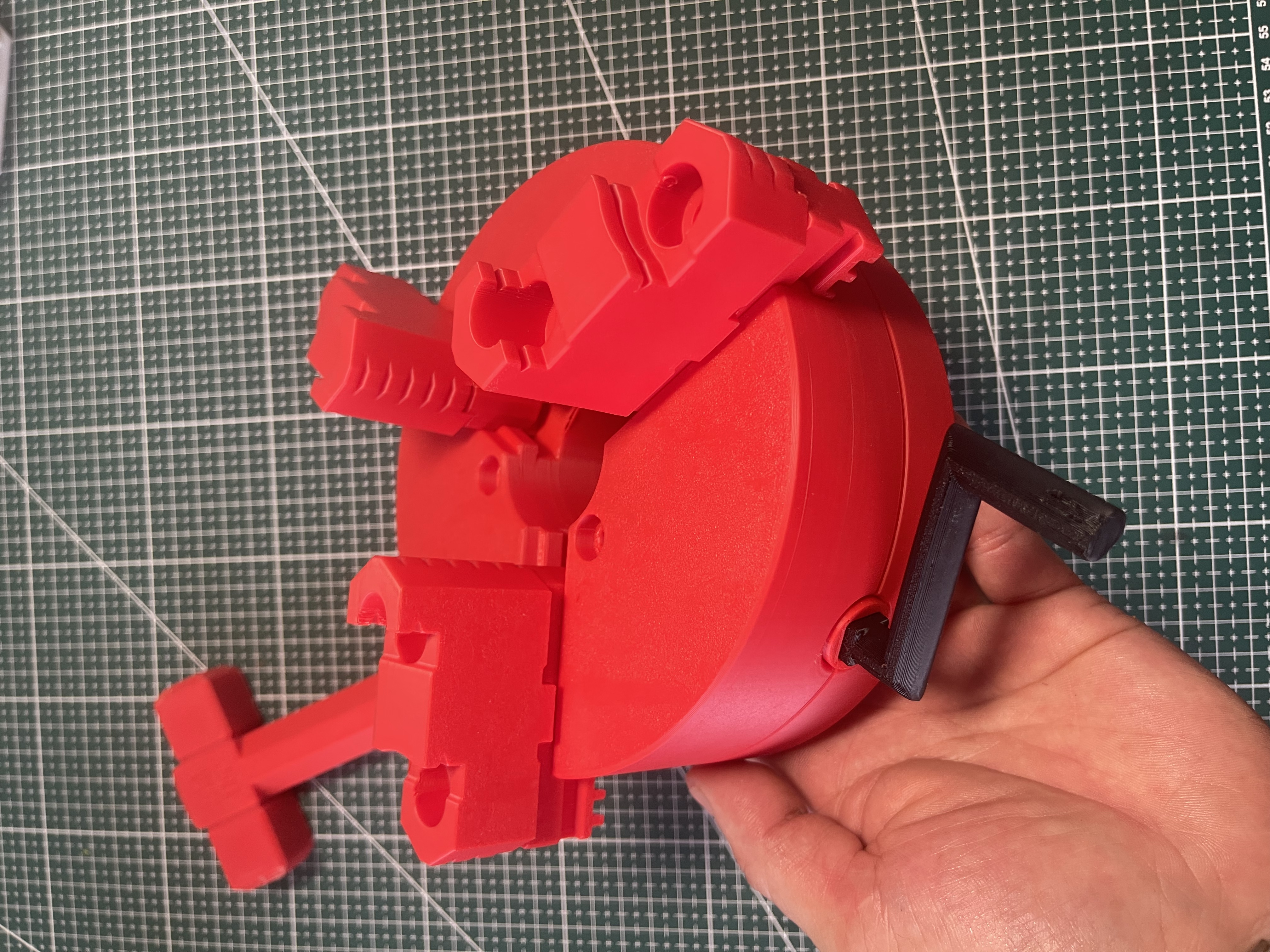Miniatura 1 do modelo 3D 三爪卡盘
