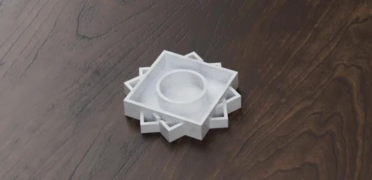 Tealight candle holder/stand modern