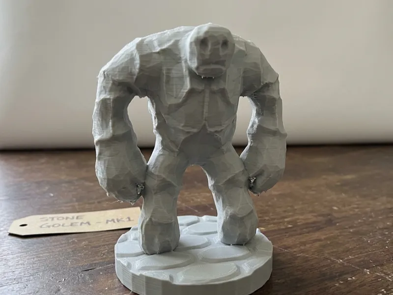 Ancient Stone Golem - Tabletop Miniature