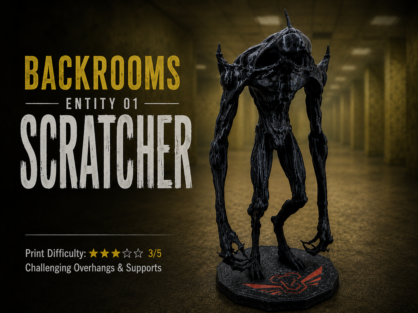 Backrooms Scratcher Figure