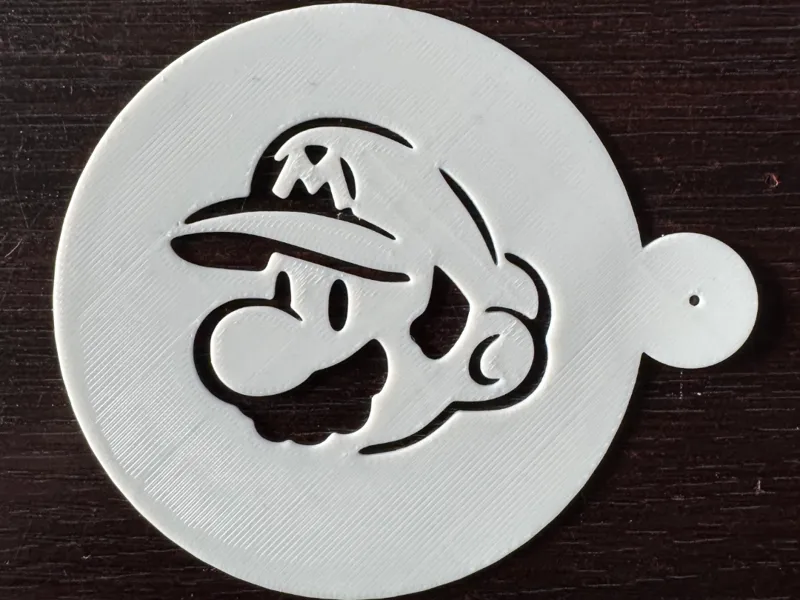 Super Mario Latte Art