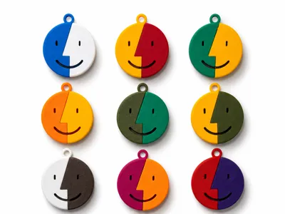 Finder Guy AirTag keychain