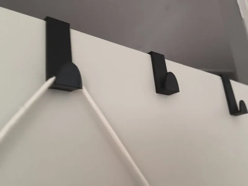 rebated door hook 