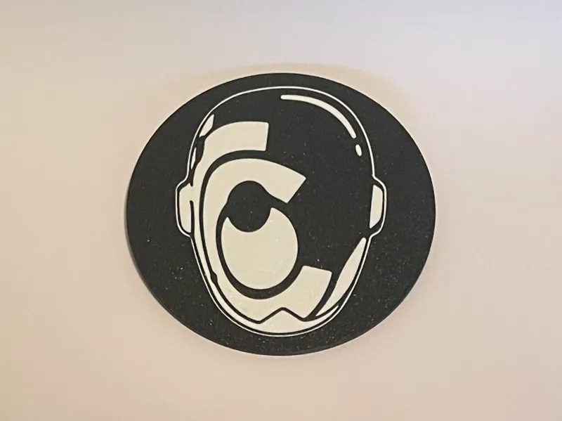 Murderbot Helmet Coaster