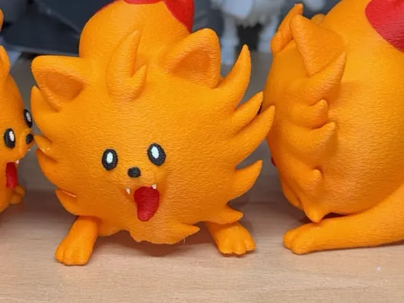 Pombón pokemon 10 generación pintado y soportado