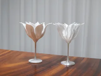 冰清玉荷|莲花摆件（香插） 分件打印