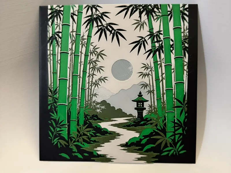 Bamboo Forest Hueforge