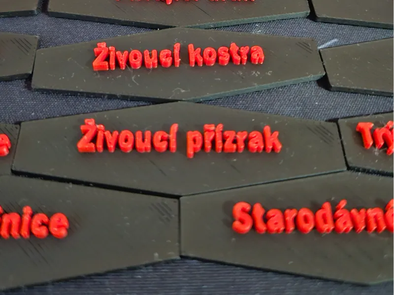 Žetony iniciativy příšer Gloomhaven CZE