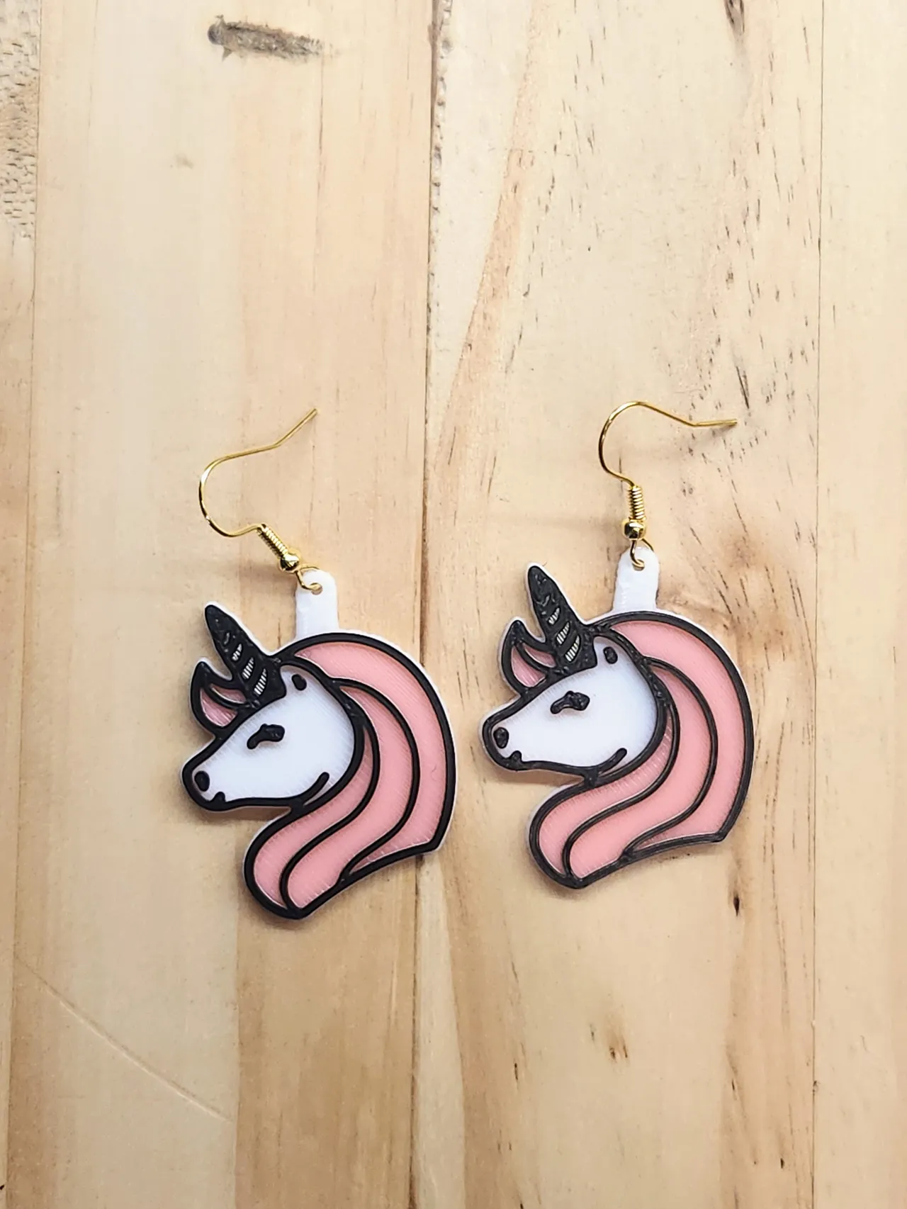 Unicorn Earrings view 2
