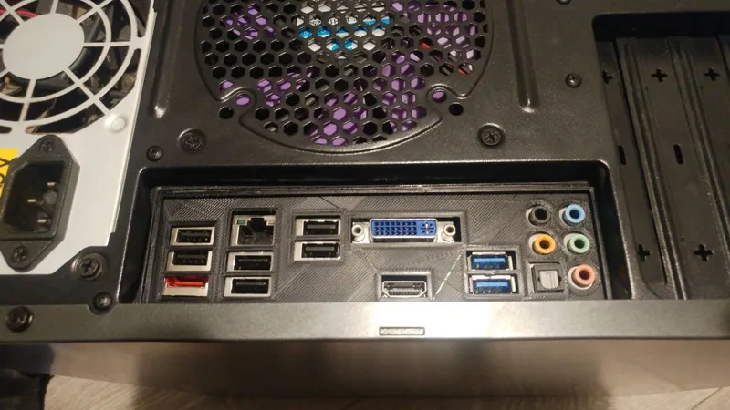 Intel DH67CL IO Shield Ports Plate
