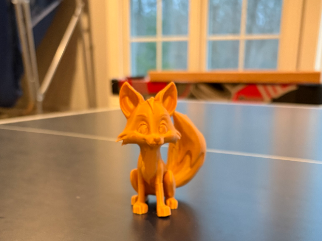 Fox Cartoon with Supports Needed