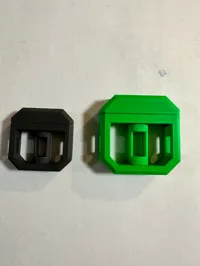 0.2mm layer, 4 walls, 20% infill--25% larger then original