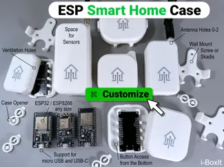 ESP Smart Home Case | Parametric | Antenna