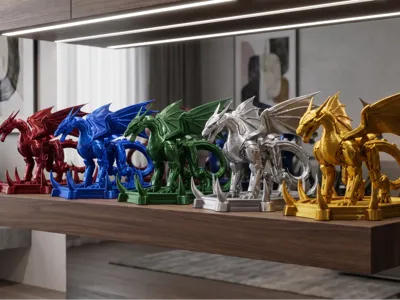 Mecha Dragon Collectible – Vertical Gallery